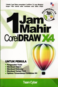 Image of 1 Jam Mahir CorelDraw X4 untuk Pemula