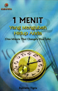 Image of 1 Menit yang Mengubah Hidup Anda