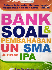 Image of Bank Soal & Pembahasan UN SMA Jurusan IPA