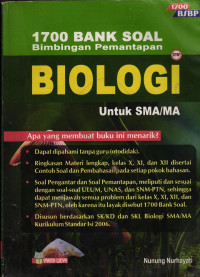 Image of 1700 Bank Soal Bimbingan Pemantapan Biologi