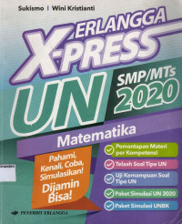 Image of Erlangga X-press UN SMP/MTs 2020 Matematika
