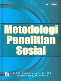 Image of Metodologi Penelitian Sosial