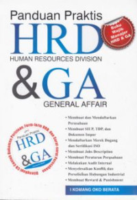 Image of Panduan Praktis HRD & GA